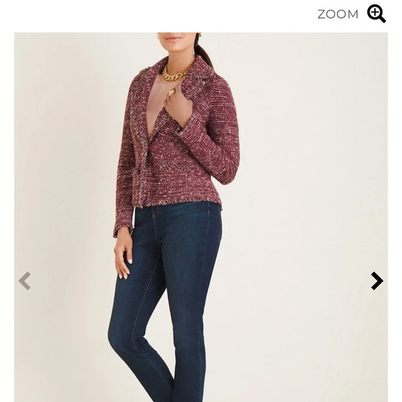 🌺🌺🌺- Gorgeous Chicos structured cardigan sweater excellent condition Chicos s… - Picture 1 of 6